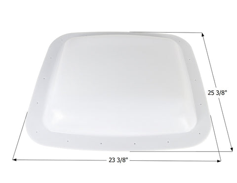 Icon Direct | White Skylight 19 x 21 | 15024 | 4 Inch Bubble | SL1921W