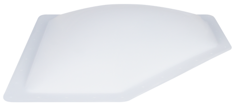 Icon Direct | White Neo-Angle Skylight 29 x 13 | 15329 | 6 Inch Bubble | NSL2913W