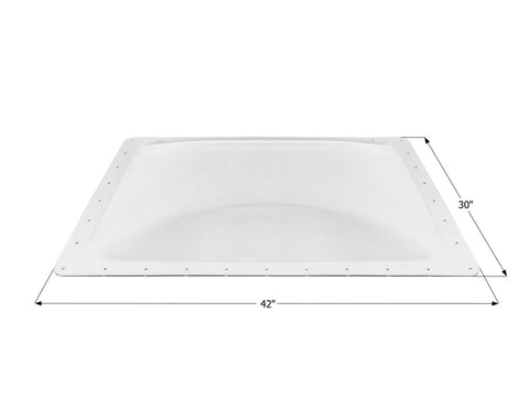 Icon Direct | Clear Skylight 26 x 38 | 14509 | 4 Inch Bubble | SL2638C