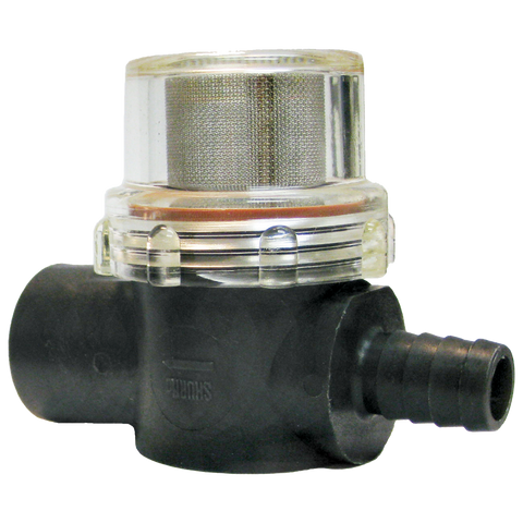 SHURflo | Shurflo Twist-On Water Strainer | 255-323 | 1/2" Barb | Fresh Water Pump Filter