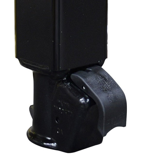 Demco | Acoplador de cuello de cisne cuadrado EZ-Latch | 17839-81 | Bola de 2 5/16" | Peso bruto vehicular (GVWR) de 30,000 | Negro