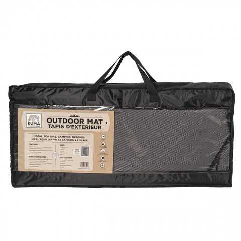 KUMA | Bear Outdoor Mat | 480-KM-RVMB-GB-12 | Black/Grey | 12' x 9'