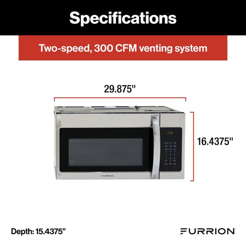 Lippert | Microwave Oven | FMCM15-SS-A | 1.5 Cubic Foot Capacity