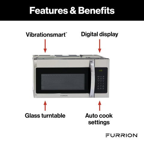 Lippert | Microwave Oven | FMCM15-SS-A | 1.5 Cubic Foot Capacity