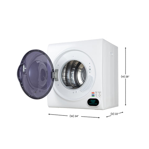 Pinnacle | Compact Short Dryer | 21-852 | 3.5 Cu. Ft. | 1500W
