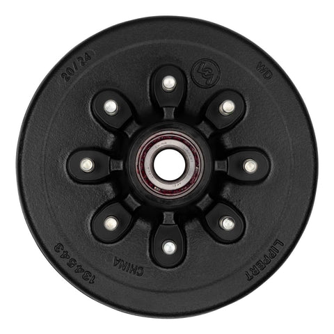 Lippert | 12" Brake Hub Complete Kit for 7,000-lb. Axles | 2024013261 | 8 on 6-1/2" Bolt Pattern | 9/16"