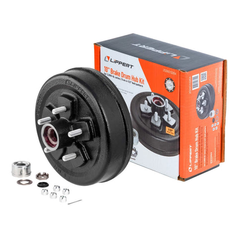 Lippert | 10" Brake Hub Complete Kit for 3,500-lb. Axles | 2024013264 | 5 on 4-1/2" Bolt Pattern
