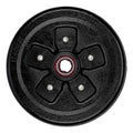 Lippert 10" Brake Hub 2024013264 - Rear Face View Showing 5-Lug Pattern and Pre-Greased Bearing | United RV Parts