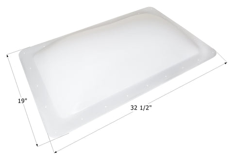 Icon Direct | White Skylight 15 x 28 | 12902 | 5 Inch Bubble | SL1528W