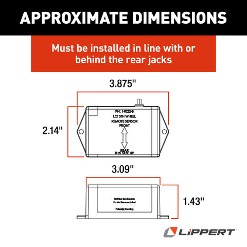 Lippert | Auto-Level Remote Rear Sensor | 232201