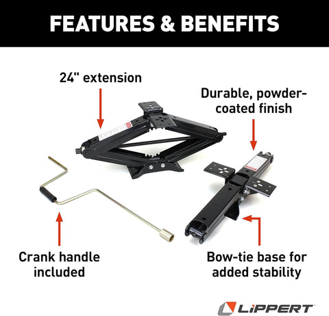 Lippert | Scissor Jacks | 285326 | 6,000 Capacity | Pair