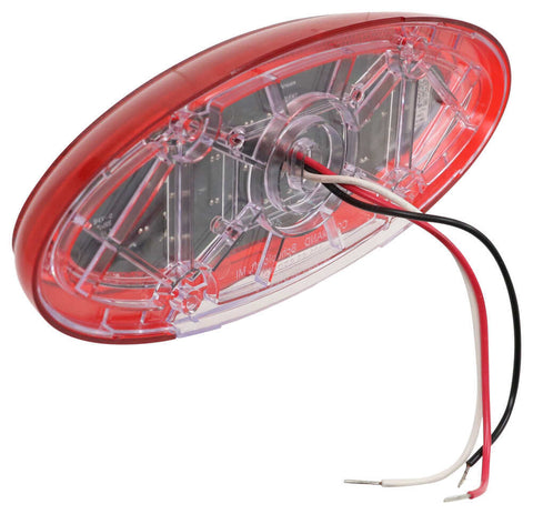 Command Electronics | Modern Oval LED Stop-Tail-Turn Light | CMD-003-85 | Red