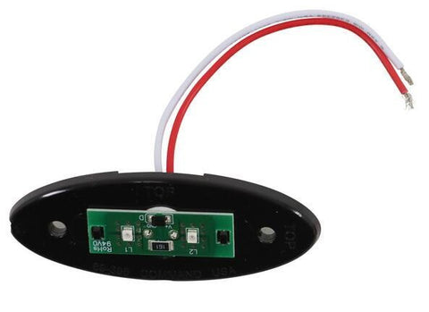 Command Electronics | Modern LED Oval Clearance Light | CMD-003-52R | Red