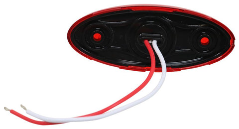 Command Electronics | Modern LED Oval Clearance Light | CMD-003-52R | Red