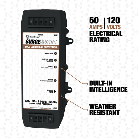 Southwire | 30A Surge Guard Surge Protector | 35530 | Hardwire