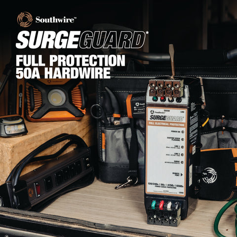 Southwire | Surge Guard Surge Protector | 35550 | 50 Amp | Hardwire