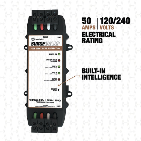 Southwire | Surge Guard Surge Protector | 35550 | 50 Amp | Hardwire