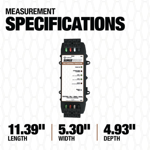 Southwire | Surge Guard Surge Protector | 35550 | 50 Amp | Hardwire