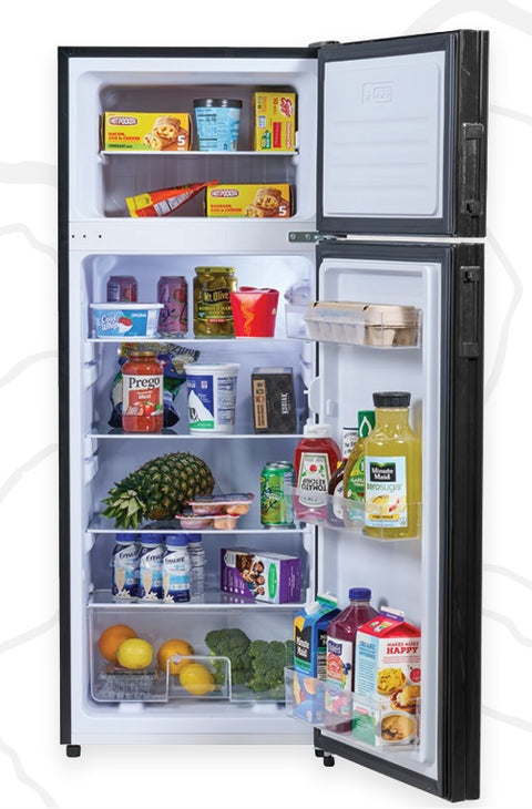 InVision | Invision 4.8 cu ft 12V Double Door | 150-2642 | LH - Black