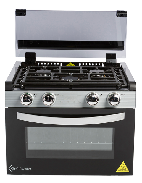 InVision | 17" Gas Range  | 480-2730 | 3-Burner Cooktop