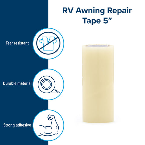 Camco | RV Awning Repair Tape | 42623 | 5" x 15'