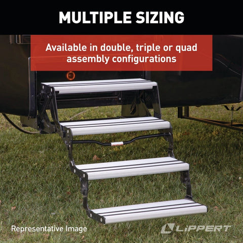 RV Step Multiple Sizing Options - Double Triple Quad Configurations | United RV Parts