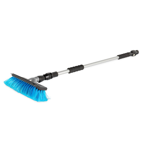 Camco | RV Flow-Through Wash Brush with Adjustable Handle | 43633