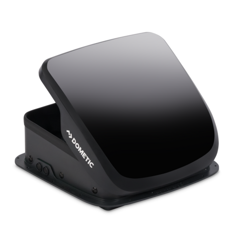 Dometic | Fan-Tastic Vent | 9630002550 | FA25MBUBD81S | Manual Lift | Black Dome