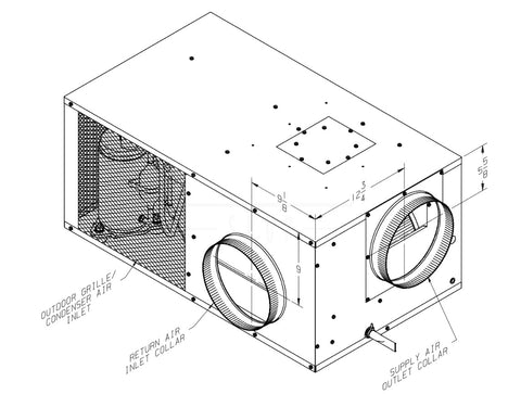 Coleman | Mach Park PAC Air Conditioner | 36413-012 | 46413-012 | 13,700 BTU