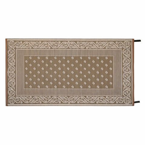 Faulkner | Reversible Vineyard RV Patio Mat | Beige | 48700 | 9' x 12'