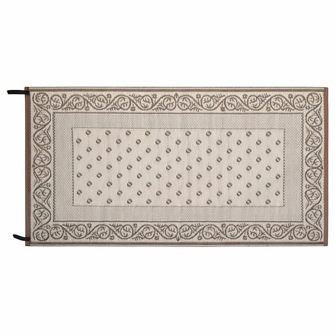 Faulkner | Reversible Vineyard RV Patio Mat | Beige | 48700 | 9' x 12'