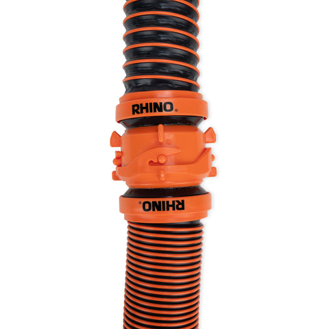 Camco | RhinoEXTREME Exoskeleton RV Sewer Hose Extension | 39865 | 5' | with Swivel Bayonet and Lug