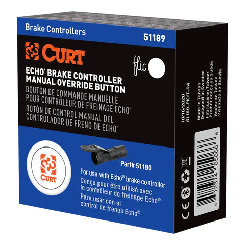 Curt | Echo Brake Controller Manual Override Button | 51189