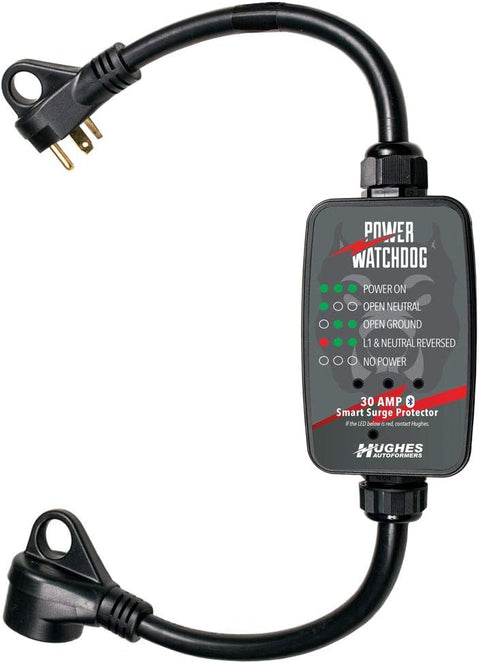 Hughes Auto | Power WatchDog Smart Bluetooth RV Surge Protector | PWD30 | 30 Amp