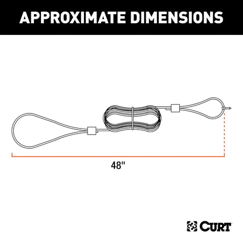 Curt | Breakaway Lanyard Cable | 52020