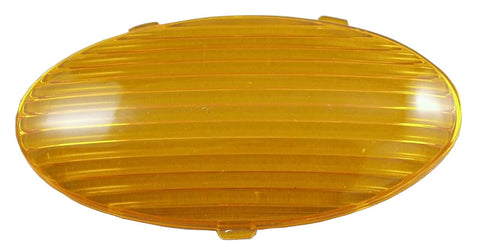 LaSalle Bristol | Replacement Porch Light Lens | GSAM4047 | Oval | Amber Lens