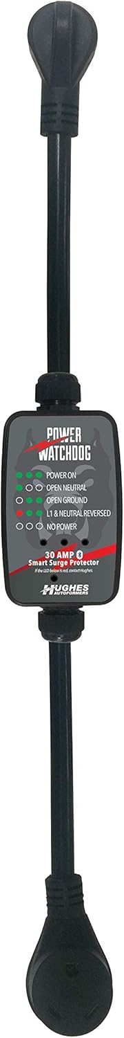 Hughes Auto | Power WatchDog Smart Bluetooth RV Surge Protector | PWD30 | 30 Amp