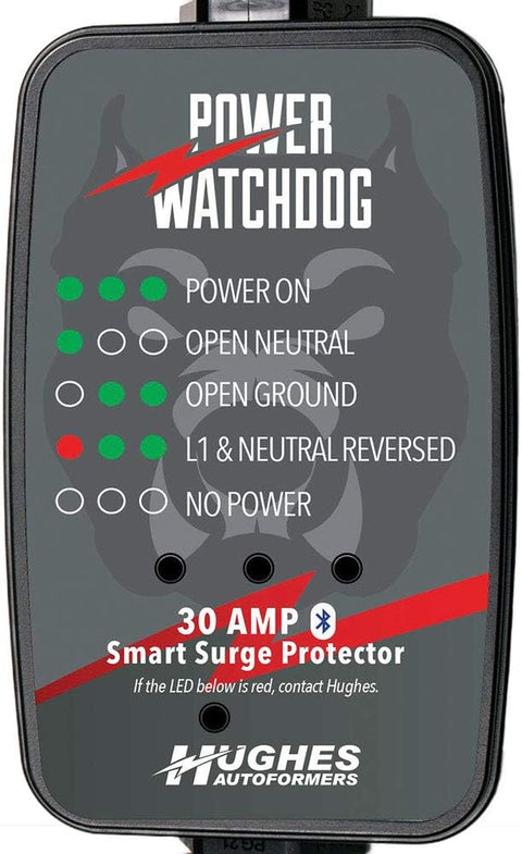 Hughes Auto | Power WatchDog Smart Bluetooth RV Surge Protector | PWD30 | 30 Amp