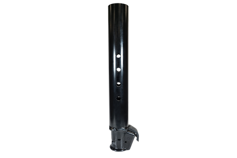 Demco | Acoplador de cuello de cisne redondo EZ-Latch | 6394-81 | Bola de 2 5/16" | Peso bruto vehicular (GVWR) de 30,000 | Negro | Acoplador EZ-Latch