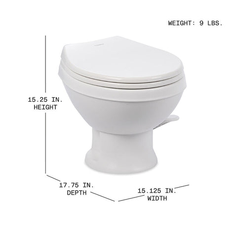 Dometic | 401 RV Toilet | 9610008278 | White | Low Profile