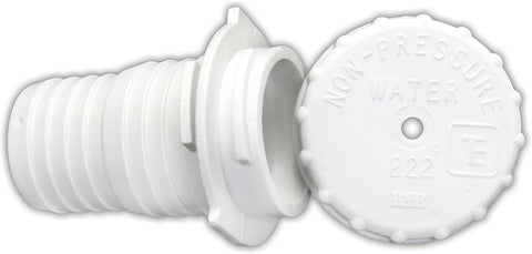 JR Products | Cap, Strap, and Spout for Gravity Water Fills | 224PW-A | Polar White