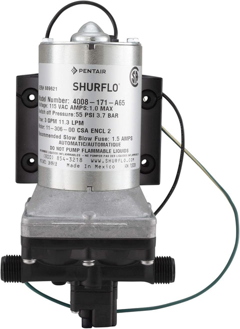 SHURflo | Shurflo Revolution 115 Volt RV Fresh Water Pump | 4008-171-E65 | 3.0 GPM