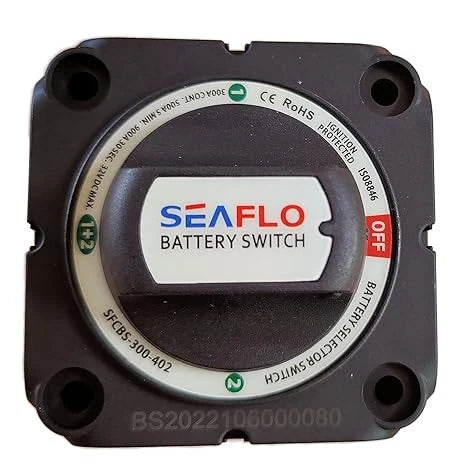 Seaflo | Battery Disconnect Switch | SFCBS-300-402 | 900A | 4 Position Switch
