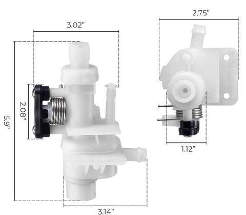 Thetford | RV Toilet Valve for Bravura | 31113