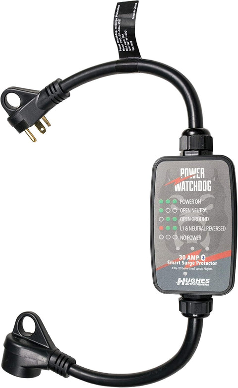 Hughes Auto | Power WatchDog Smart Bluetooth RV Surge Protector | PWD30 | 30 Amp