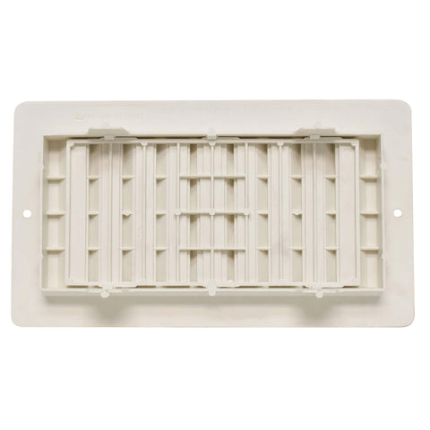 Valterra | Floor Register with Damper - Plastic 4" x 8" | A10-3364VP | White