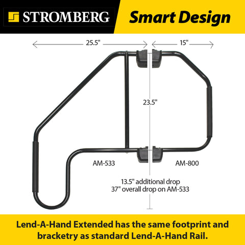 Stromberg Carlson | Lend-A-Hand Extended RV Assist Rail | AM-533