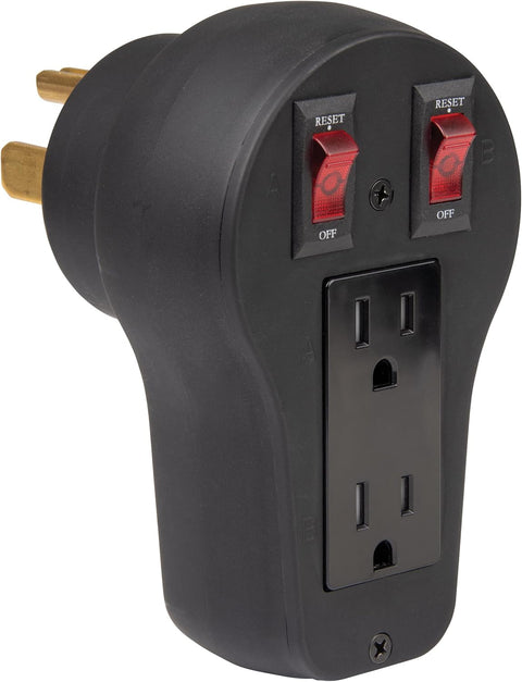 Marinco | Resetable Circuit Breaker Adapter | CBA-5015 | 50 Amp | 15 Amp