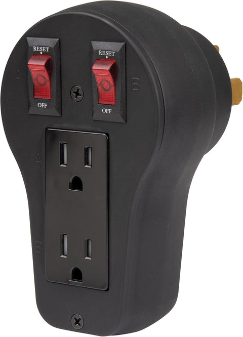 Marinco | Resetable Circuit Breaker Adapter | CBA-5015 | 50 Amp | 15 Amp