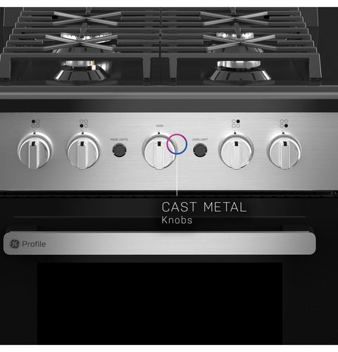 GE Appliances | Profile Free-Standing LP Gas Range | PLS624RTSS  | 24"